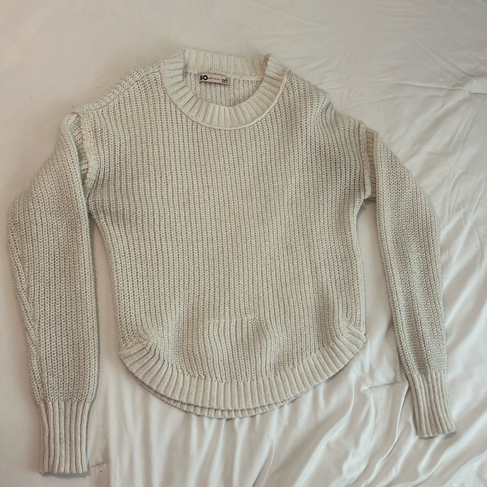 white, Sonoma Goods for Life sweater